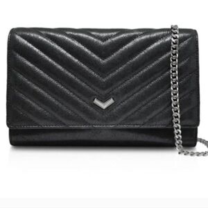 Botkier Black Quilted Chain Bag